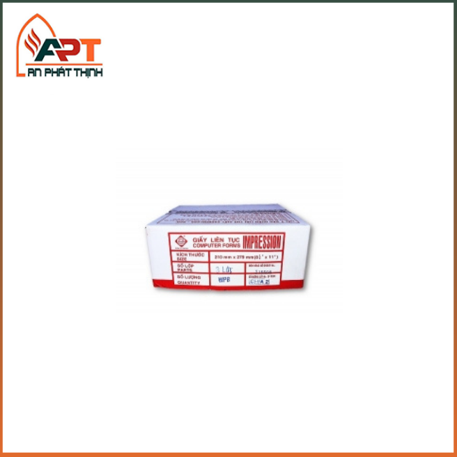 giấy liên tục 2 liên 210x279mm