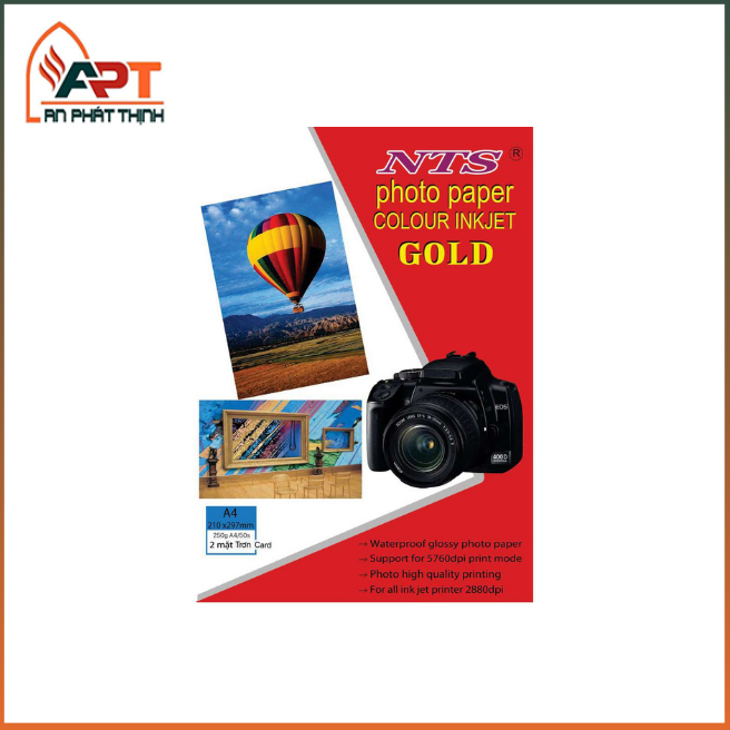 Giấy in ảnh NTS A4 1 mặt 115Gsm