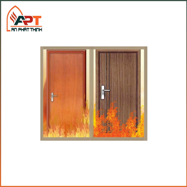 Cửa thép chống cháy vân gỗ