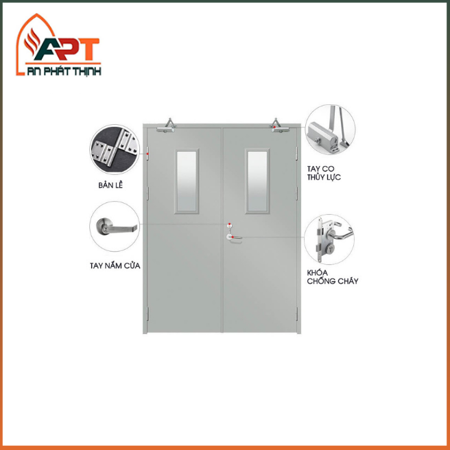 Cửa chống cháy 2 cánh
